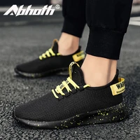abhoth lightweight mens casual shoes fly fabric knitting mens footwear breathable non slip mens sneakers sport shoes for men