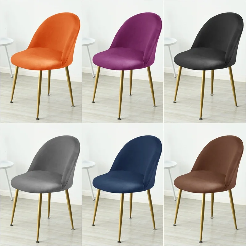 Бархатный Чехол на стул для макияжа с утконосом 1 шт. чехол низкой спинкой большой