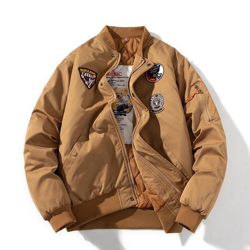 

Vintage Baseball Jacket Men Women Hip Hop Embroidery Jacket Cartoon Anime Coat High Street Couple Clothes Fashion Street dance