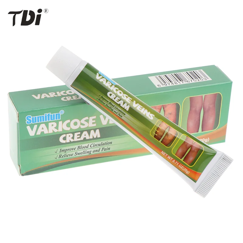 

20g Varicose Veins Cream Leg Phlebitis Vasculitis Ointment Swelling Relief Plaster