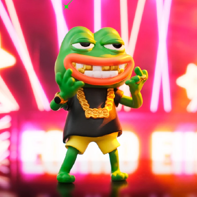 

Женская Игрушка Pepe для лягушки, серия «Денежный плеер», «Угадай сумку», «загадочная коробка», игрушки, кукла, милая аниме фигурка, настольные украшения, подарок для мальчиков