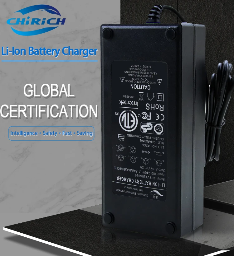 

Customized 36V 2A Lead Acid Battery Charger,for Scooter E-Bike Cycle or Toys Car Constant Current Pressure Full of Self-stop