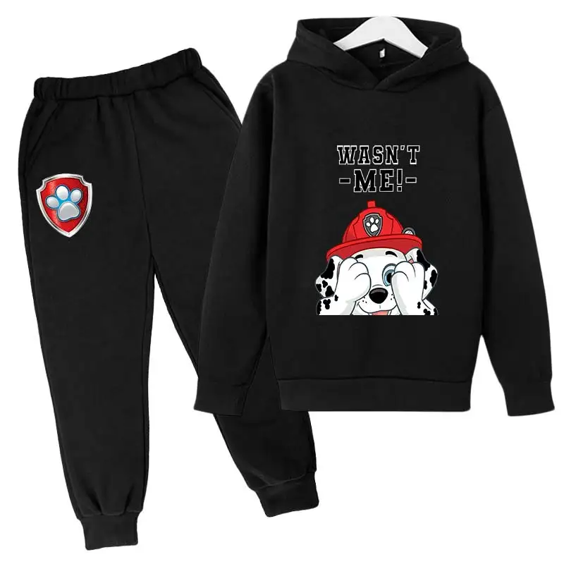 

PAW hoodies+pant Chase Rubble Marshall Kids Girl Clothing Sets Baby Girls Clothes long Sleeve Children Lol Clothes Suit 4-14Y