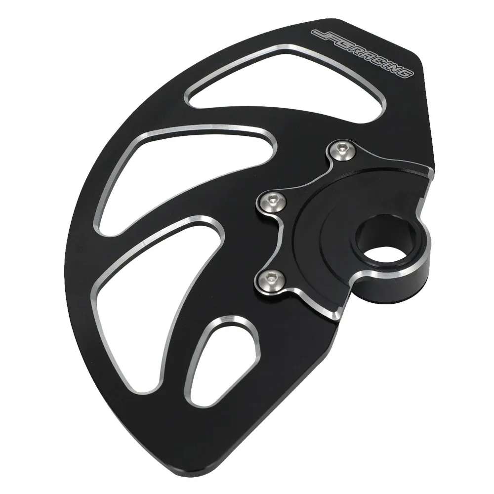 Front Brake Disc Guard Protector Aluminum Motorcycle Accesso