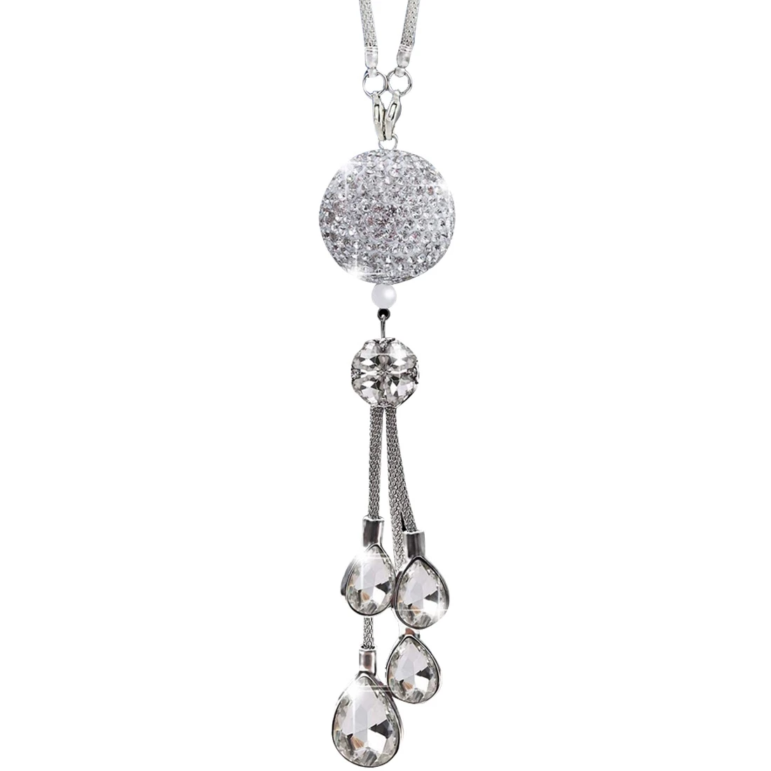 

Car Rearview Mirror Pendant Pendant Car Rhinestone Interior Ornaments Car Decorative Pendant
