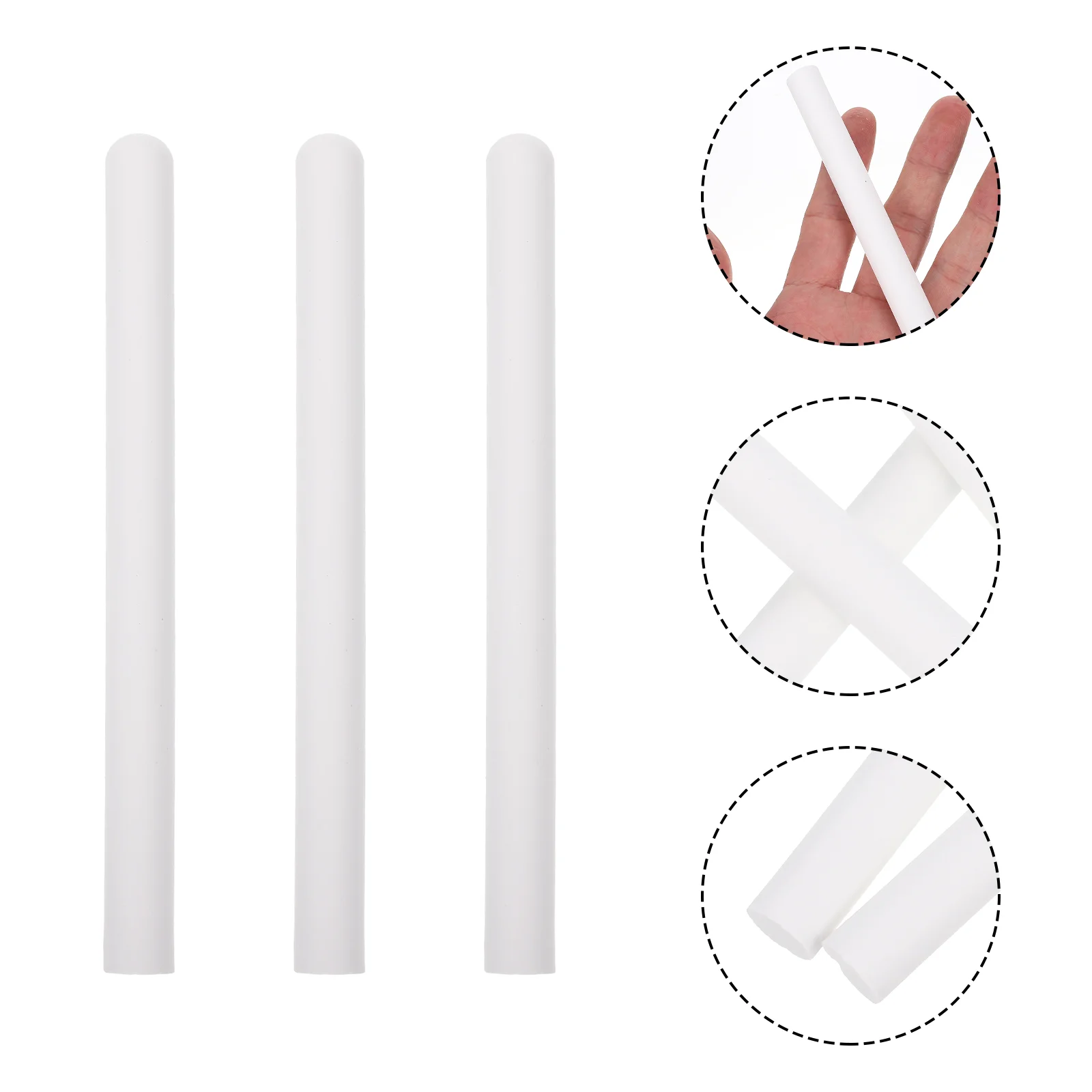 

3Pcs Earth Stick Household Dry Stick Multi-use Desiccant Stick Dehumidifying Tool Diatomaceous