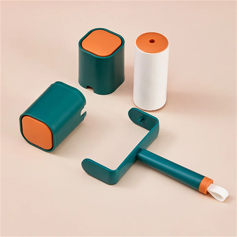 

1 Pcs Tear Type Roller Brush Dust Removal Coat Hair Removal Brush Pet Hair Staining Device Square Contrast Color Gluing Device