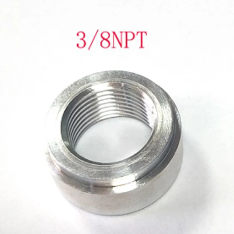 

3/8 NPT ALUMINUM FEMALE WELD ON / WELD IN FLANGE FITTING BUNG, 3/8"-18