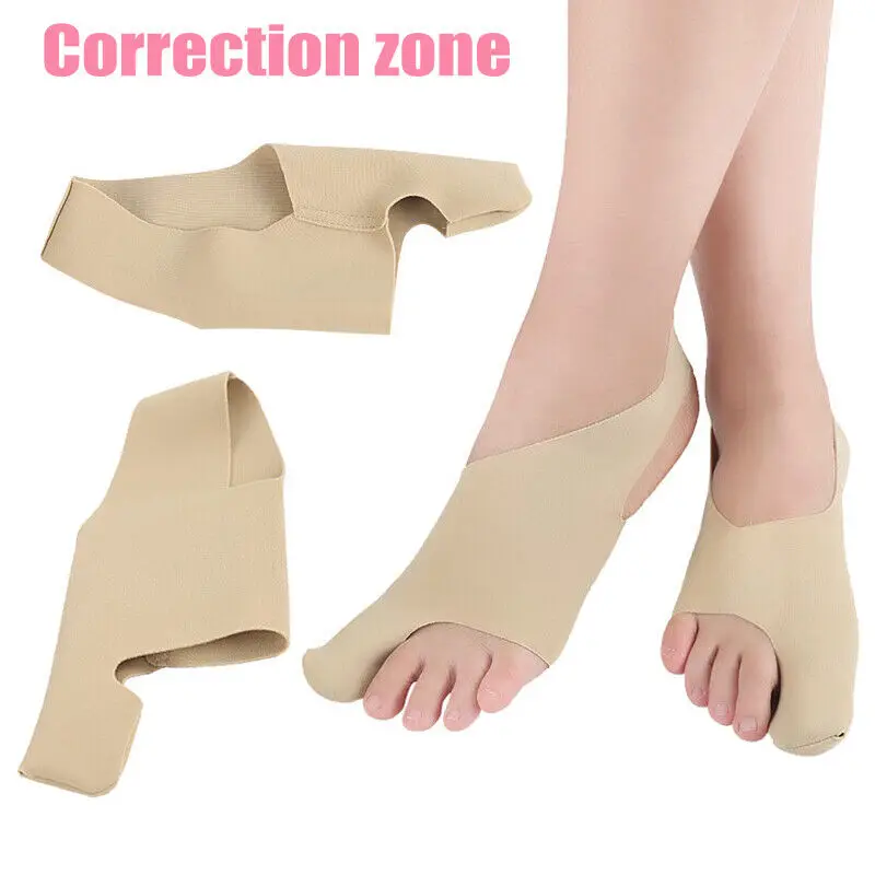 

Toe Separator Hallux Valgus Bunion Corrector Brace 1 Pair Toe Straightener Foot Pain Relief Orthopedic Pedicure Tools Foot Care