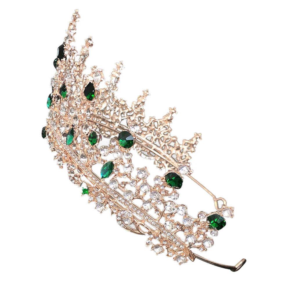 

Rhinestone Wedding Crown Elegant Bridal Crown Headdress Wedding Hair Accessory
