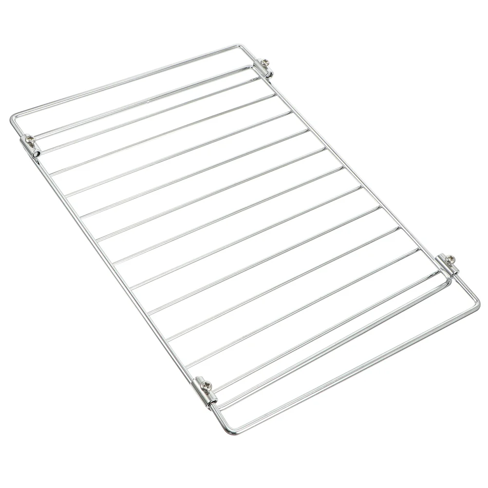 

Stainless Steel Rack Folding Barbecue Rack Barbecue Grilling Grate for Picnics Outdoor Backyards Silver