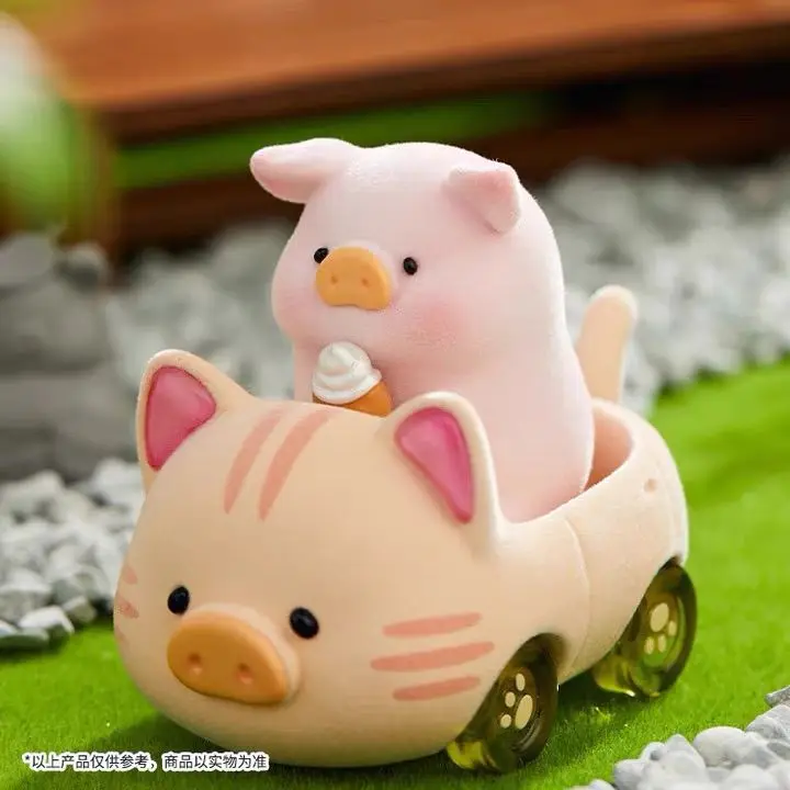 Фото TOYZEROPLUS Серия LuLu The Piggy Caturday: Коллекционная фигурка из флокированного ПВХ в слепой коробке, декор для рабочего стола, милый, уютный, коллекционный подарок, в наличии №3