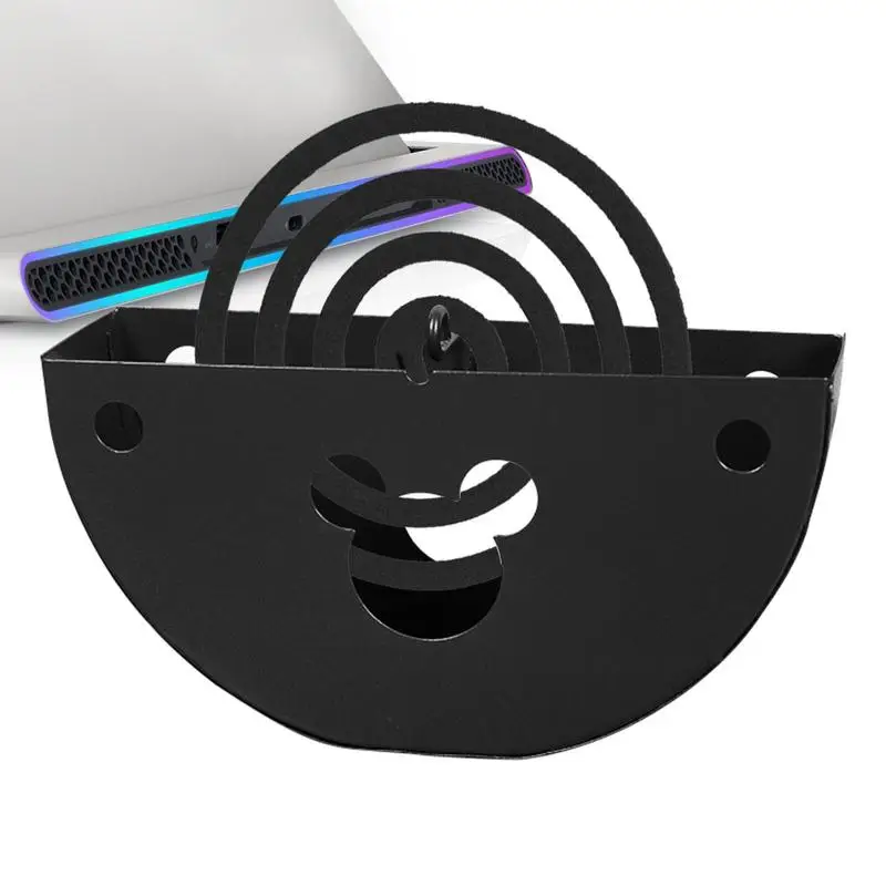 

Mosquitoes Coil Burner Iron Semi-circular Hollowed Deer Mosquitoes Coil Incense Burner Stand Incense Burner Holder Household For