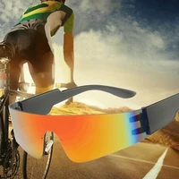 rimless sunglasses cycling sports punk colorful fashion sunglasses goggles for men women outdoor running windproof eyewear