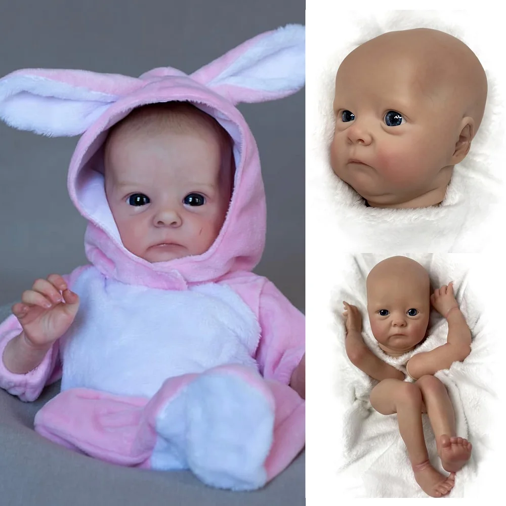 

17 Inch Tink Reborn Kit Open Eyes Reborn Babies Lifelike Bebe Reborn Girl Kit Reborn Boneca Renascida Kit Muñeca Reborn