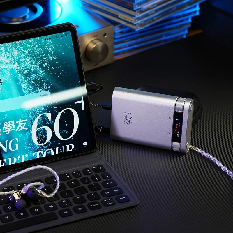 Портативный усилитель для наушников SHANLING H2 ЦАП с USB Hi-Res аудио Bluetooth чип CS43198 LDAC PCM384