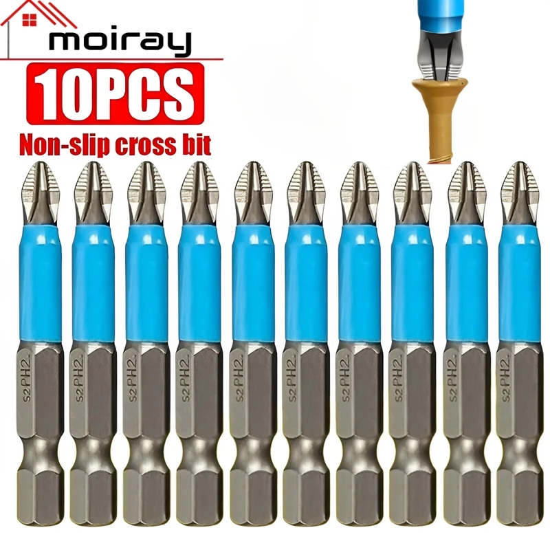 5/10 шт. 50 мм PH2 крестовая насадка для дрели насадки для шуруповерта ручные инструменты Противоскользящий Электрический шестигранный хвостовик Магнитный шуруповерт сверло 5/10 шт. 50 мм PH2 крестовая насадка для дрели насадки для шуруповерта ручные инструменты Противоскользящий Электрический шестигранный хвостовик Магнитный шуруповерт сверло