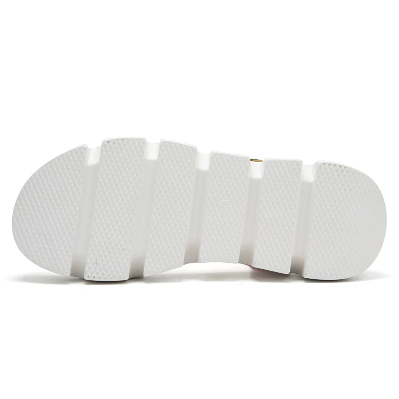 Women's Sandals Leather Fabric Thick Sole Sandals Women's Beach Shoes Summer Shoes 2023 New Casual Sandals Summer Shoes