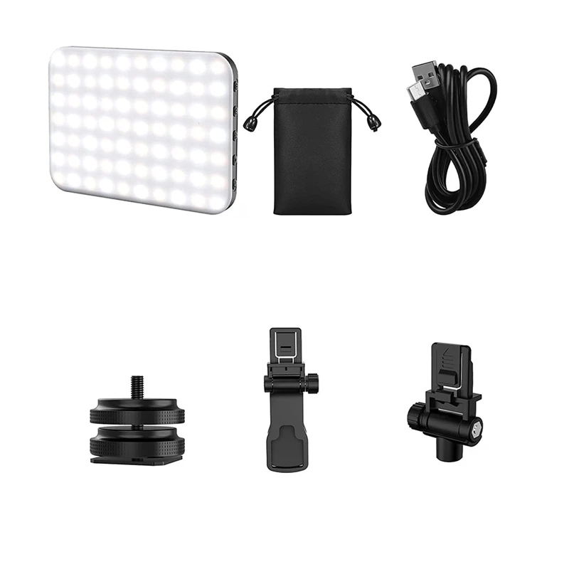 

1Set Video Conference Laptop 60 LED Fill Light Mini Portable Photography Fill Light ABS