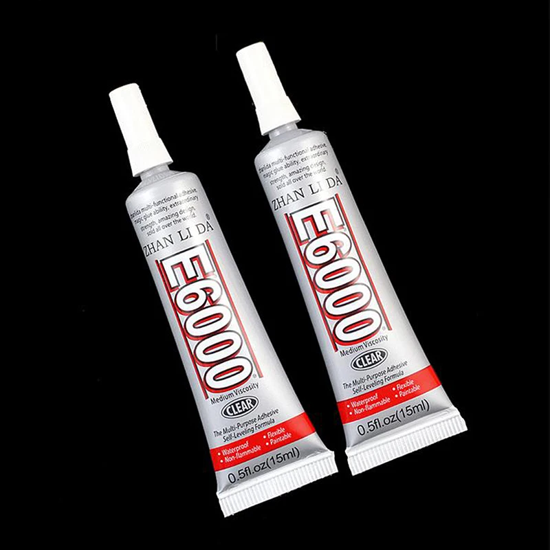 

E6000 Glue 15ml CrystalDIY Strong Hotfix Adhesive for Jewelry Clothes Craft Tool