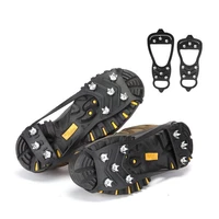 eight toothed climbing tools crampons shoe cover high elasticity tpe rubber for 35 45 size sport shoes camping crampons