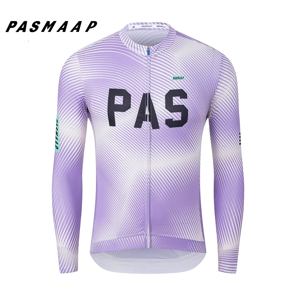 2024 PASMAAP Велоспорт Джерси с длинным рукавом профессиональная команда MTB Дорожный