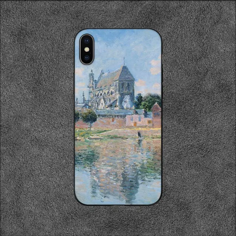 Чехол для телефона Claude Monet Garden Lotus Bridge Art для iPhone 11 12 Mini 13 14 Pro XS Max X 8 7 6s Plus SE XR.