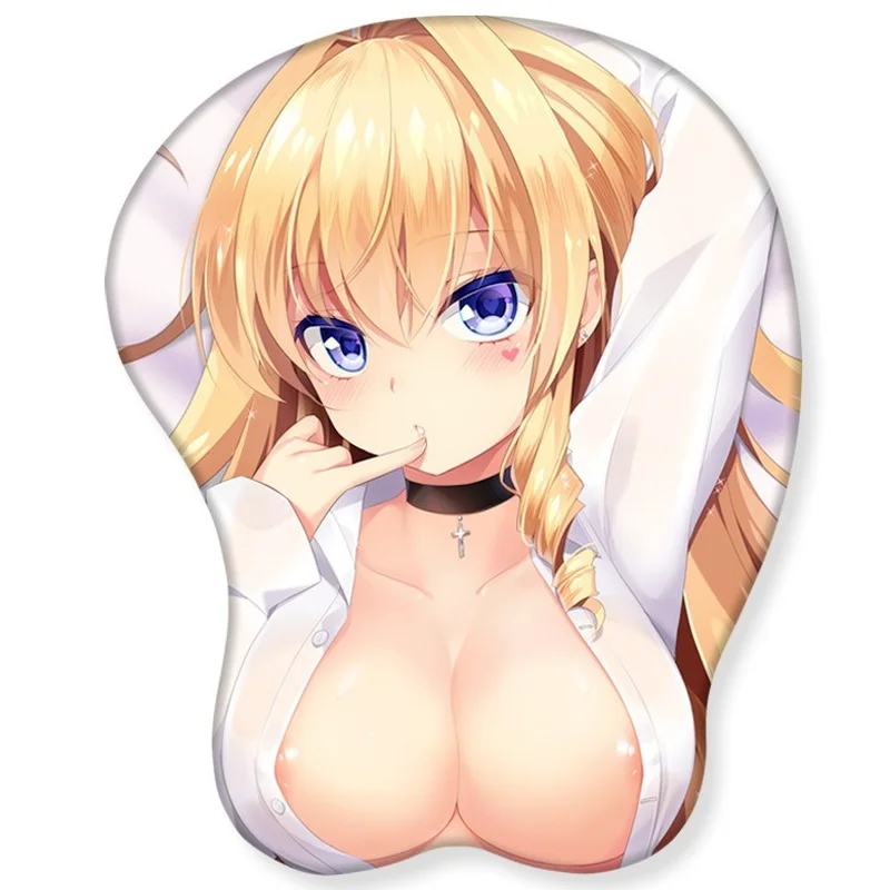 Коврик для мыши Большой 3D грудь силиконовый мягкий коврик креативный милый