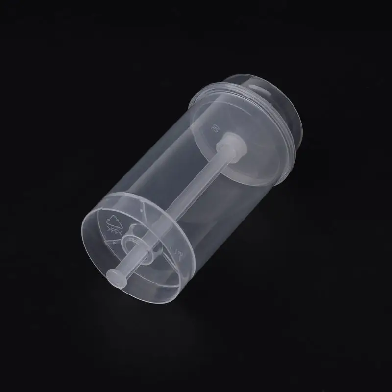 

L69A Set of 50 Cake for Pop Round Plastic Jelly Ice Cream Push-up Containers with Lids Prevent Leakage Easy to Use C