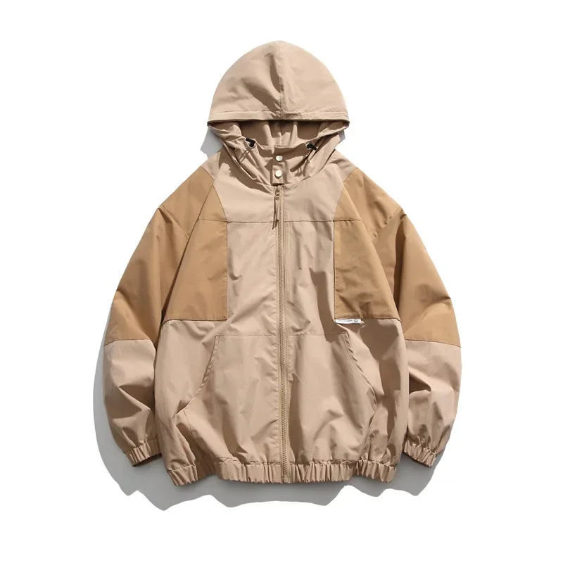 Весенняя новая куртка с капюшоном Нишевый дизайн Чувствительность Блокирующий
