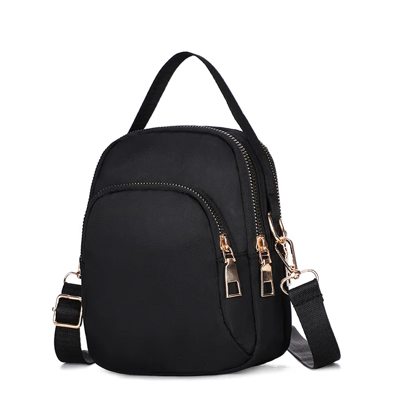 

Women Small Shoulder Bags Wallet Nylon Oxford Cloth Messenger Bag Zipper Cell Phone Handbags for Women Wrist Purse сумка женская