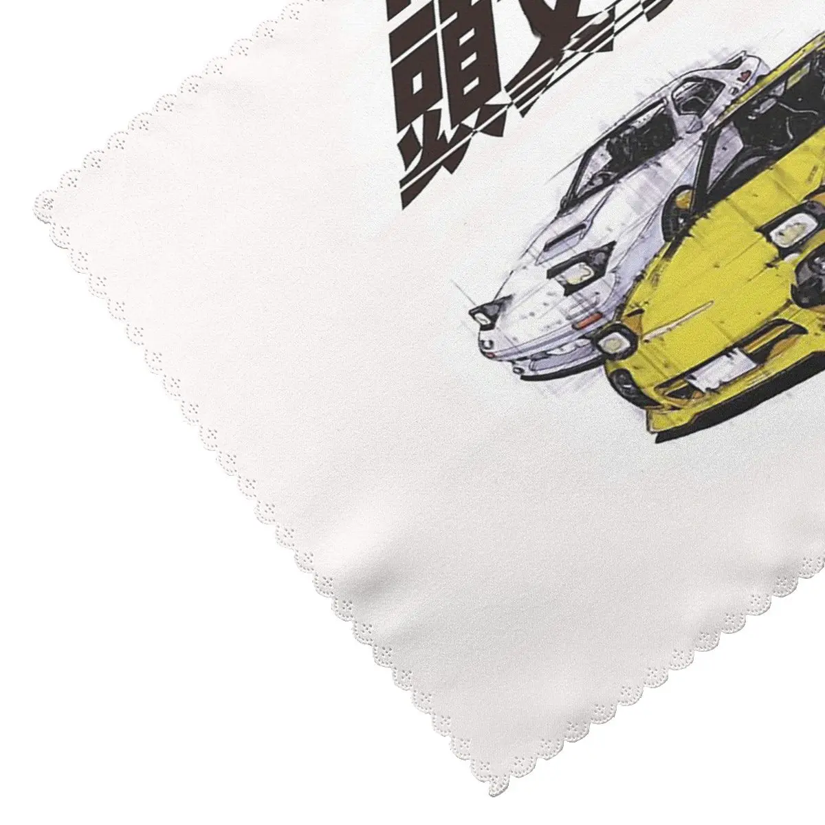 Фото Супервпитывающий нескользящий коврик-подставка для тарелок и мисок Initial D Neon AE86 для обеденного стола №4