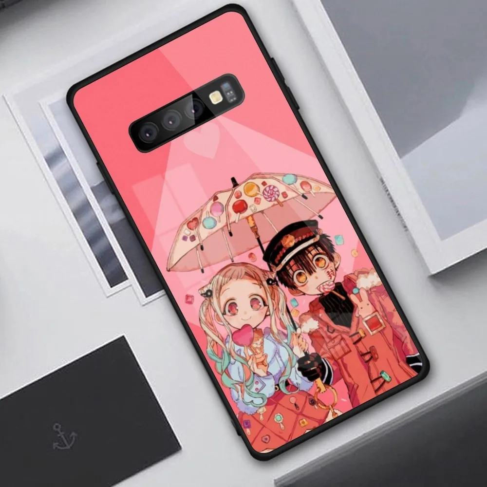 TBHK Hanako Kun Mobile Cell чехол для телефона Samung S23 S22 S21 Pro Ultra A13 A33 A53 NOTE 20 PC Glass Phone Cover Funda