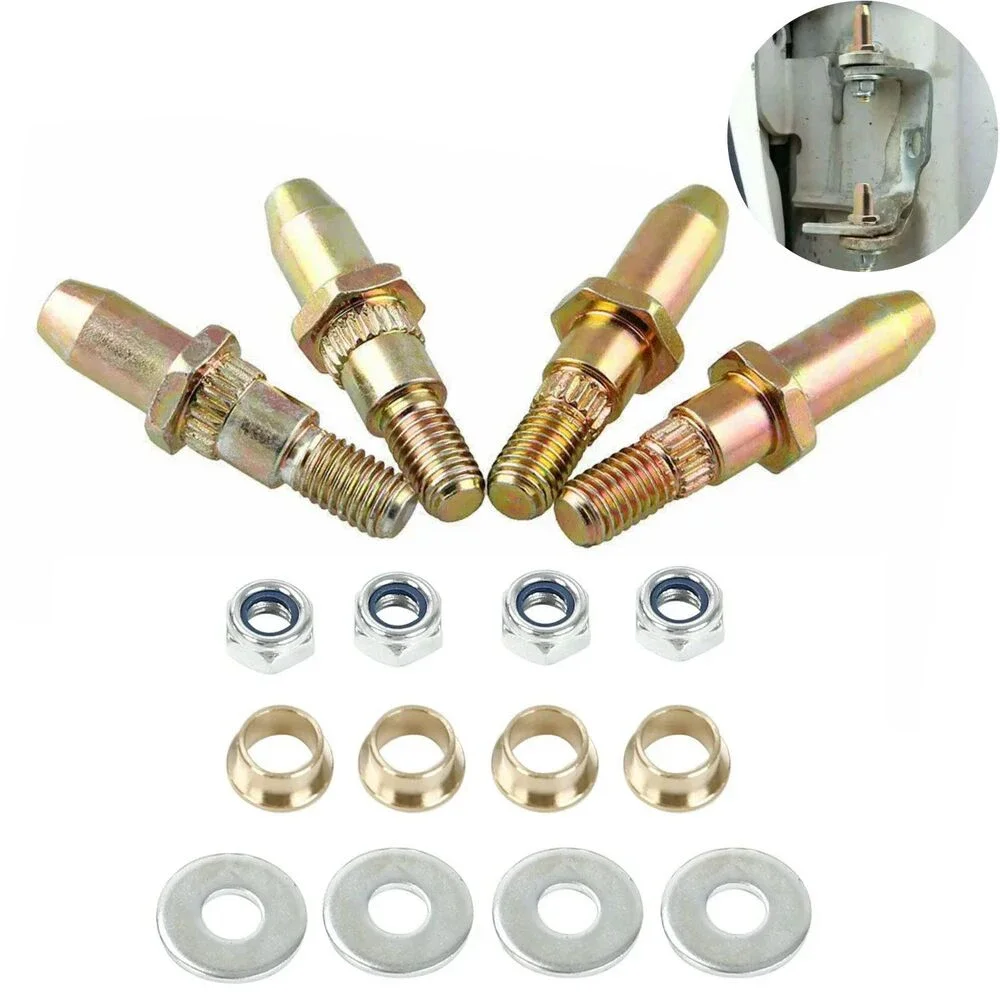 

Стальной штифт петли двери автомобиля + ремонтный комплект втулки для Chevy Silverado GMC Sierra Truck SUV Автомобильная модификация