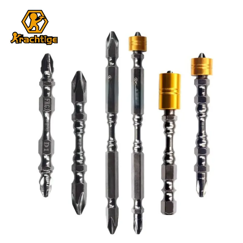 Krachtige Strong Magnetic Coil Single Head Air Screwdriver  Double Head Screwdriver Ph2 Positioning Cross Hand Screwdriver