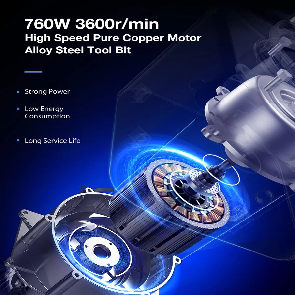 BlitzWolf BW-WD3 760W 1300 мл Кухонный мусоропровод Дробилка для утилизации пищевых отходов