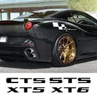 Для Cadillac ATS BLS CT4 CT5 CT6 CTS Escalade EXT SLR SLS SRX STS XLR XT4 XT5 XT6 XTS аксессуары 2 шт. Автомобильная боковая наклейка на дверь