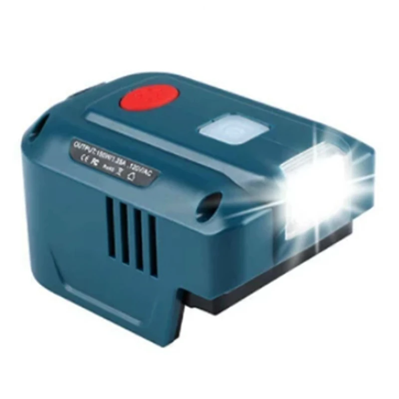 

18V Lithium Battery Inverter Generator Portable Power Source USB Adapter With LED Light,230V