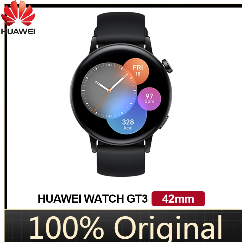 

HUAWEI WATCH GT 3 Smart Watch All-Day SpO2 Monitoring Battery Life Wireless Charging Accurate Heart Rate Monitoring Original