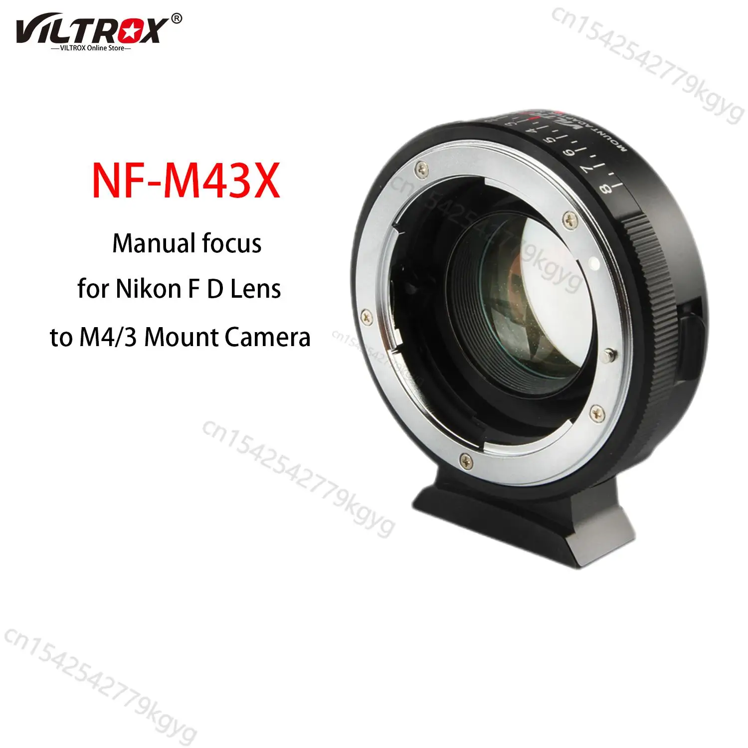 

Кольцо-адаптер Viltrox для объектива Nikon F M4/3 GH5 GH85 GF7