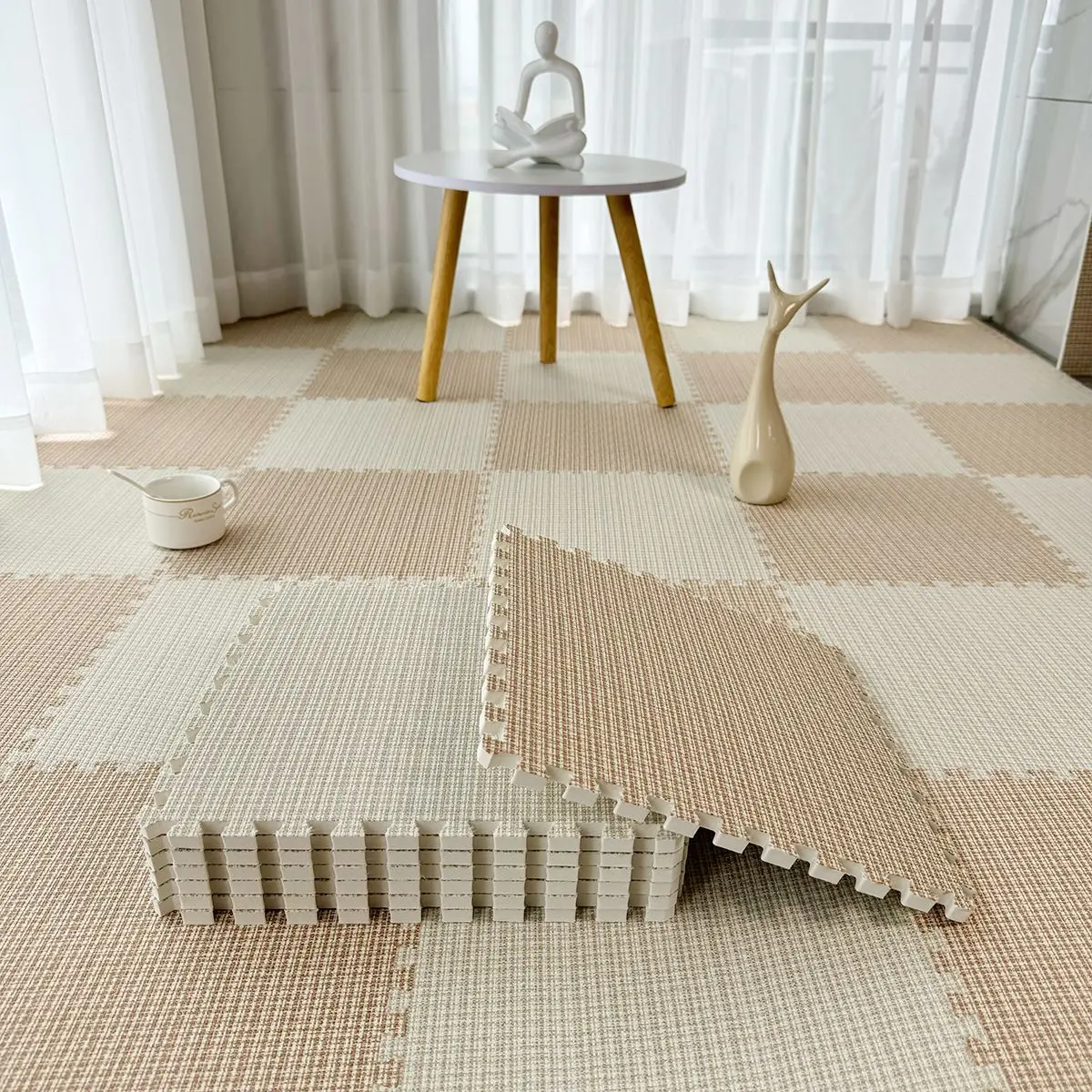 Пенопластовые детские коврики для ползания, напольные ковры для спальни, гостиной, подушки для сиденья, прикроватное украшение