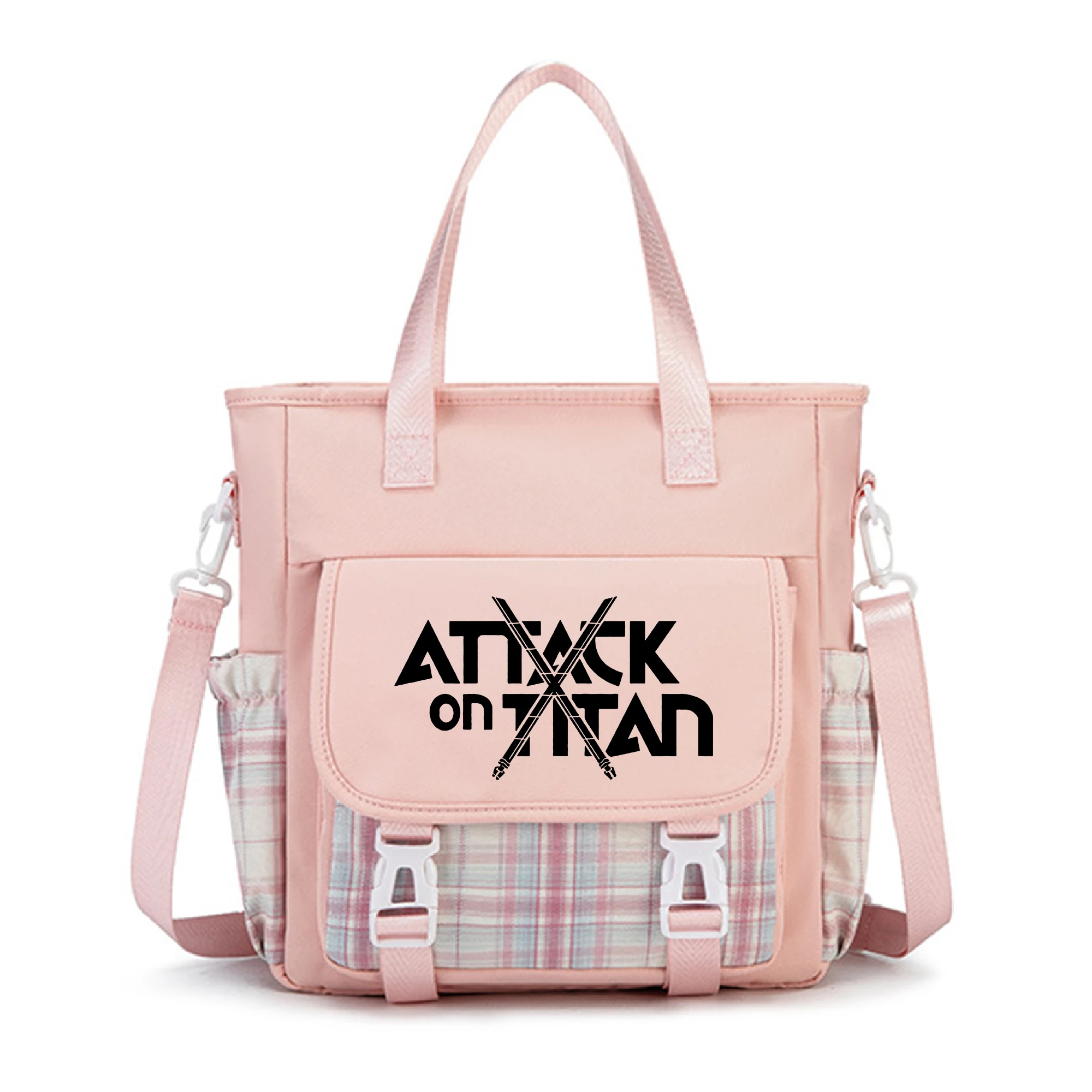 Сумка через плечо в стиле аниме Attack on Titan для девочек, сумка-мессенджер с мультяшным дизайном, школьная сумка для студентов, женская дорожная сумка для путешествий (art.: 3920db653bb82) - 3920db653bb82