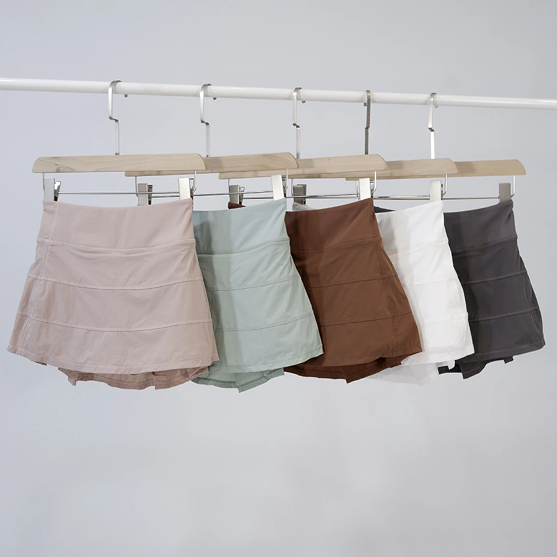 

High Waist Tennis Dress Yoga Skort Quick Drying Pleated Skirt Running Sports Dress Women's Dress with Pockets