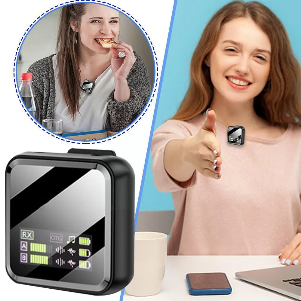 

Wireless Lapel Microphone For Camera Android 8h Omnidirectional Condenser Clip-on Recording Mic For Video Live Strea P5u7