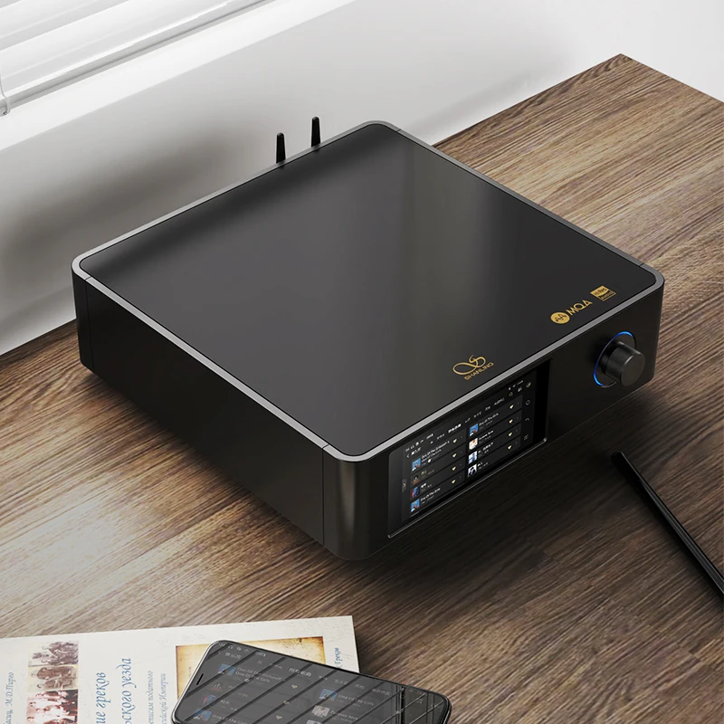 Фото SHANLING SMT1.3 HiFi-стример для аудио высокого разрешения, специализированный цифровой трансмиттер, обновленный процессор Rockchip для iOS и Android, поддержка PCM768 и DSD512. №5