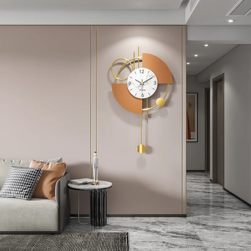 

Garden Digital Clock Vintage Nordic Wall Clock Interior Antique Kitchen Mechanism Aesthetic Room Decoration Wand Wall Deco DX
