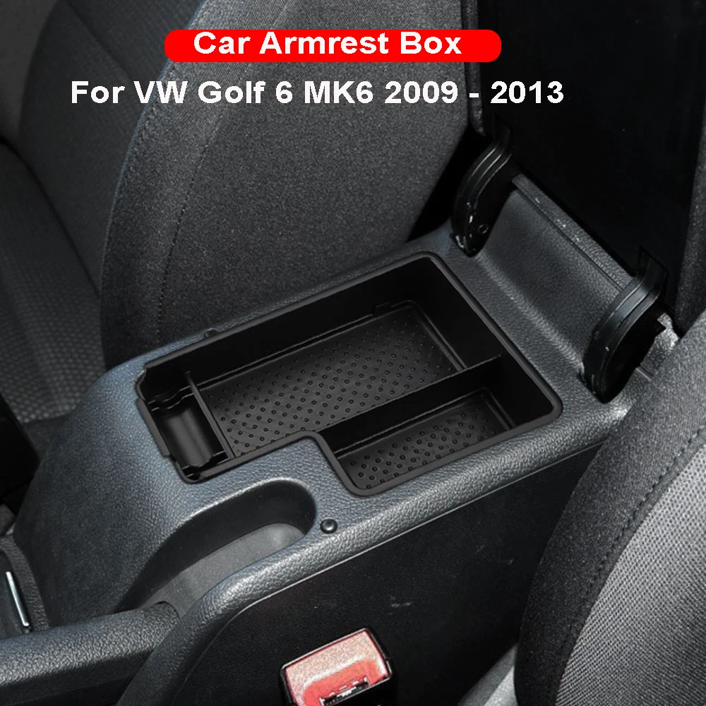 

Коробка для перчаток новейшей версии, подлокотник, дополнительное хранилище для Volkswagen VW Golf 6 MK6 GTI SCIROCCO, Стайлинг автомобиля