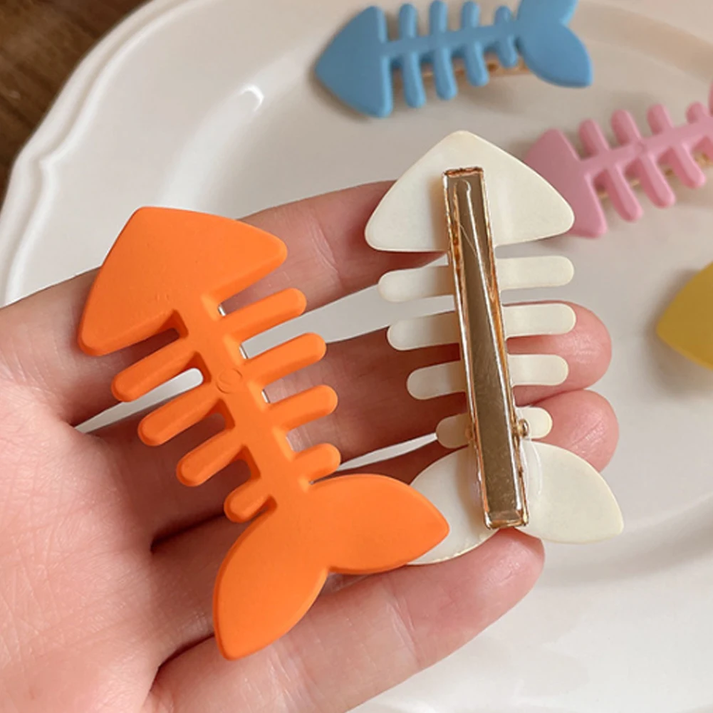 

Hairclips Side Clips Bangs Clips Candy-colored Fishbone Hair Clips Side Clips Hairpins Hair Accessories Hairclips Headwear