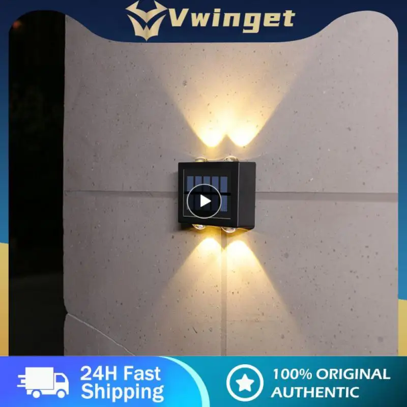 

5/8/10PCS Warm Light Led Stairs Light Intelligent Light Control Outdoor Led Flood Lights Solar Charging Waterproof