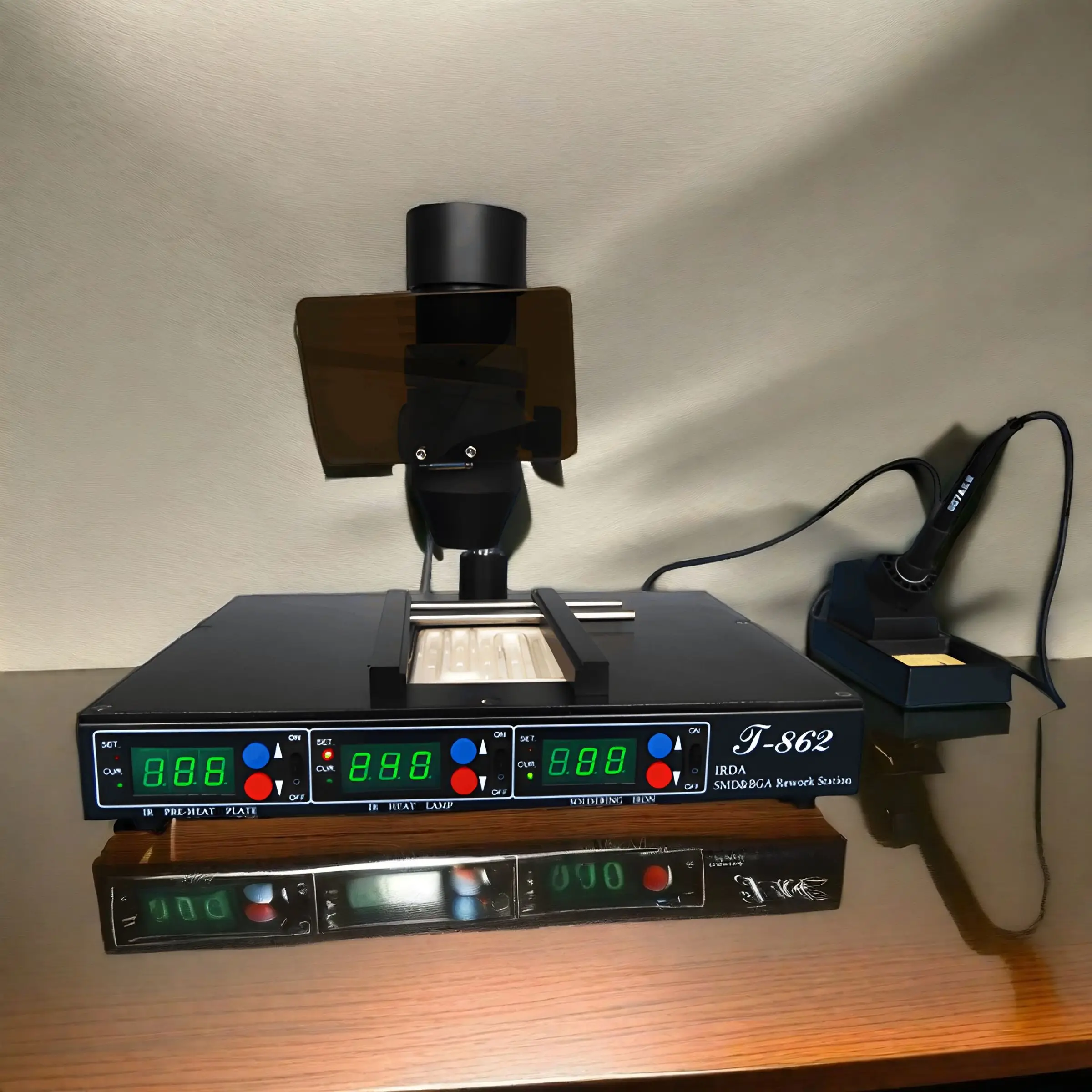 PUHUI T-862 T862 IRDA Инфракрасная паяльная машина BGA станция для распайки SMD SMT